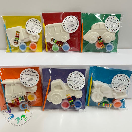 Transport Kits - Personalised Party Bag Fillers - Optional Magnet